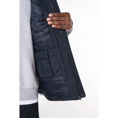 Men's removable-sleeve jacket